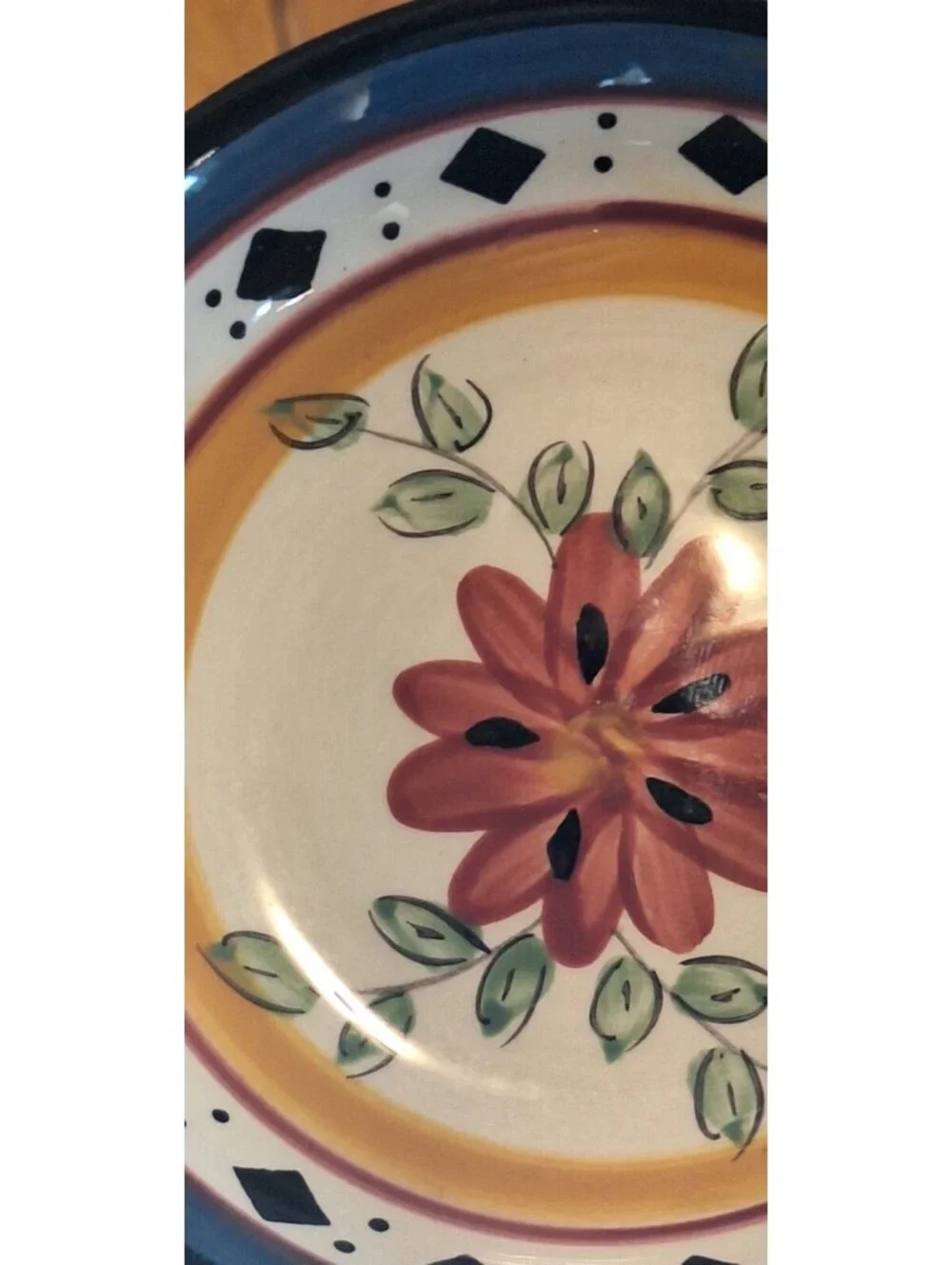 Vintage Pier 1 Earthenware Floral Butter Pats Sauce Dish Set Of 4 Alexandria